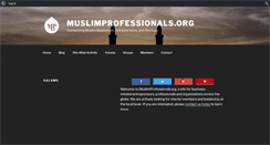 Desktop Screenshot of muslimprofessionals.org