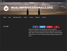 Tablet Screenshot of muslimprofessionals.org